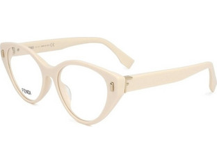 Fendi FE50020I 025 Γυναικείος Σκελετός Γυαλιών Οράσεως Κοκάλινος Άσπρος
