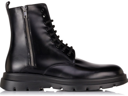Antonio Shoes Ανδρικά Αρβυλάκια Δερμάτινα Μαύρα με Φερμουάρ 006387-1