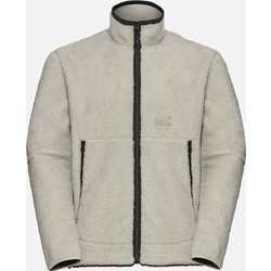 Jack Wolfskin Ανδρική Ζακέτα Fleece με Φερμουάρ Μπεζ A64997-A0056