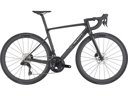 Scott Addict RC Ποδήλατο Δρόμου 28" Carbon με 24 Ταχύτητες και Δισκόφρενα Μαύρο