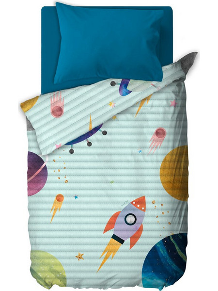 Saint Clair Παιδικό Κουβερλί Μονό Microfiber 160x220 Comet Τιρκουάζ