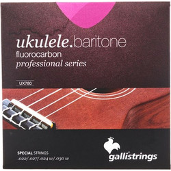 Galli UX780 Baritone Σετ 4 Χορδές Ukelele 22-30"