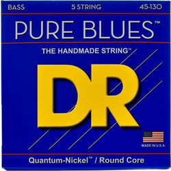DR Strings Pure Blues PB5-130 Σετ 5 Χορδές Ηλεκτρικού Μπάσου 45-130" Medium Tension