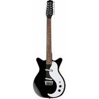 Danelectro 59 Dano Ηλεκτρική Κιθάρα 4/4 Double Cut με Μαγνήτες SS & Ταστιέρα Pau Ferro 12 Χορδές Black