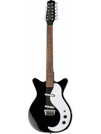 Danelectro 59 Dano Ηλεκτρική Κιθάρα 4/4 Double Cut με Μαγνήτες SS & Ταστιέρα Pau Ferro 12 Χορδές Black