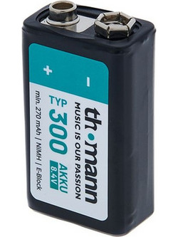 Thomann Rechargeable 9V 300mAh 1τμχ