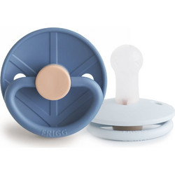 Frigg Little Viking Πιπίλες Σιλικόνης 6-18m Ocean View Powder Blue 2τμχ