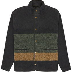 RVCA Ανδρική Ζακέτα Fleece με Κουμπιά Μαύρη EVYFT00108-MDY