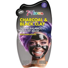 7th Heaven Charcoal & Black Clay Μαύρη Μάσκα Προσώπου με Άνθρακα 10ml