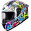 Pilot Helmets Flex Streetbomb White Κράνος Μηχανής Full Face 1450gr