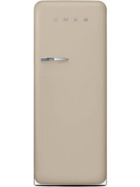 Smeg 50’s style FAB28RDPP6 Retro Μονόπορτο Ψυγείο 270lt Υ153xΠ60.1xΒ72.8cm Μπεζ