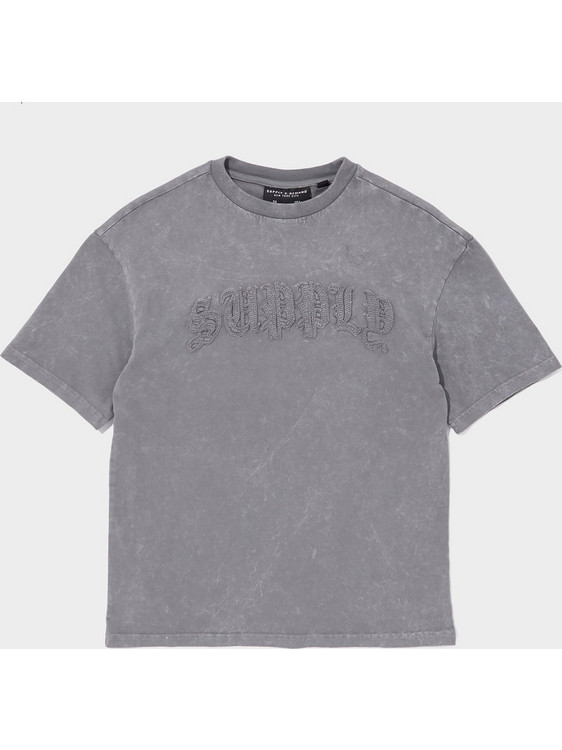 Supply & Demand Παιδικό T-Shirt Κοντομάνικο Γκρι SUPTJB17931171