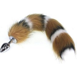 Kinksters Wild Play Πρωκτική Σφήνα Tail Plug 35cm Καφέ Μαύρη