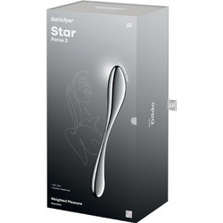 Satisfyer Star Force 3 Διπλό Dildo Ασημί