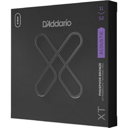 D'Addario XT 3-Pack Σετ 6 Χορδές Ακουστικής Κιθάρας Phosphor Bronze 11-52" Light Tension