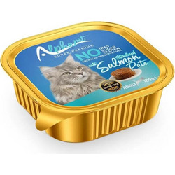 Alphapet Super Premium Sterilised Pate Gluten & Grain Free with Salmon 16x100gr