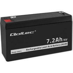 Qoltec 53072 Μπαταρία VRLA-AGM 6V 7.2Ah