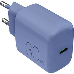 Puro PRO LITE Φορτιστής χωρίς Καλώδιο με Θύρα USB-C 30W Power Delivery Blue