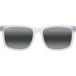 Maui Jim MM862-05 Ανδρικά Γυαλιά Ηλίου Τετράγωνα Κοκάλινα Λευκά με Μαύρο Φακό