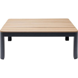 Kare Design Happy Day Ορθογώνιο Τραπέζι Κήπου Αλουμινίου Καφέ 90x71x33cm 86209