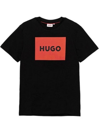 Hugo Παιδικό T-Shirt Κοντομάνικο Μαύρο G00572-09B