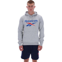 Reebok Ανδρικό Αθλητικό Φούτερ με Κουκούλα Γκρι 100240549