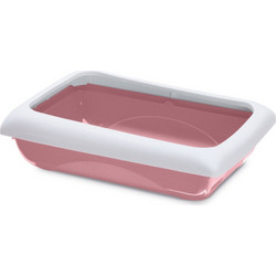 IMAC Dodo Λεκάνη Γάτας Ροζ Λευκή Μ45.5xΠ31xΥ13.5cm
