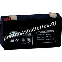 B&P DJW6-1.2 Μπαταρία VRLA 6V 1.2Ah