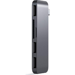 Satechi SA-ST-TCUHM USB Hub 3.0 USB-C με 5 Θύρες USB-A / Card Reader