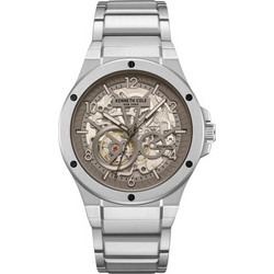 Kenneth Cole New York Ανδρικό Ρολόι Αυτόματο με Ασημί Μεταλλικό Μπρασελέ KCWGY0063302