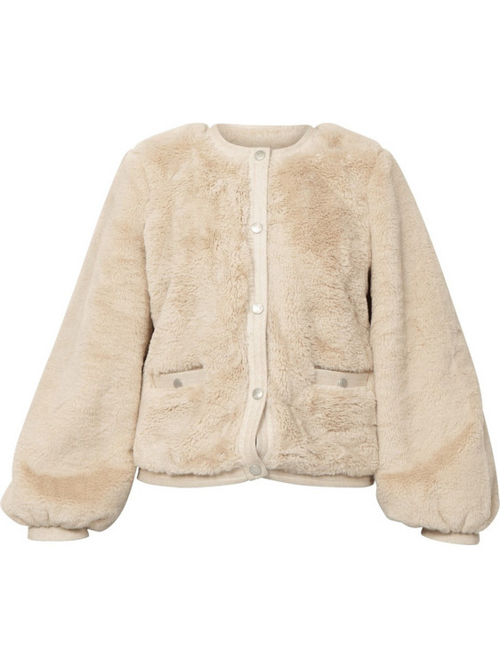 Vero Moda Γυναικεία Γούνα Κοντή Μπεζ 10335445