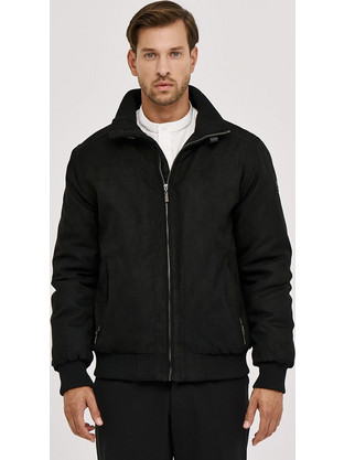 Sogo Ανδρικό Μπουφάν Χειμωνιάτικο Bomber Μαύρο 24530-193-072
