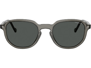 Vogue VO5707S 329487 Ανδρικά Γυαλιά Ηλίου Τετράγωνα Κοκάλινα Γκρι με Μαύρο Φακό