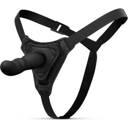 EasyToys Silicone Harness Strap On με Dildo 13cm Μαύρο