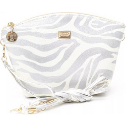 Fragola PC018-10 Zebra Γυναικείο Νεσεσέρ 25x8x10cm Λευκό
