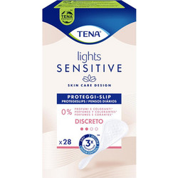 Tena Lights Sensitive Discreet Σερβιέτες Ακράτειας 2 Σταγόνες 28τμχ