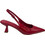 Elenross Γόβες Slingback Λουστρίνι με Λεπτό Χαμηλό Τακούνι Κόκκινες GS10225W