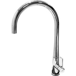Elleci Athena KARAG-8031873651169 Μπαταρία Κουζίνας Πάγκου Διπλής Παροχής Ανάμεικτη Inox