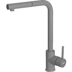 Elleci Trail Plus MMKTRP73 Μπαταρία Κουζίνας Πάγκου Διπλής Παροχής Ανάμεικτη με Ντουζ Γκρι
