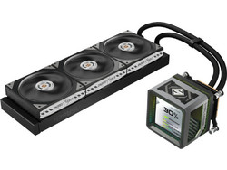 Asrock Steel Legend Dark 360 LCD Υδρόψυξη CPU 120mm για Socket AM4 / 1700 / AM5 / 1851