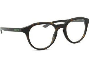 Gucci GG2083O 002 Ανδρικός Σκελετός Γυαλιών Οράσεως Κοκάλινος Καφέ