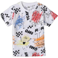 iDo Παιδικό T-Shirt Κοντομάνικο Λευκό Πολύχρωμο 4B458-6BHN