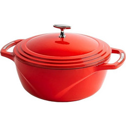 Lodge Cherry On Top Μαντεμένια Κατσαρόλα 30cm 7lt