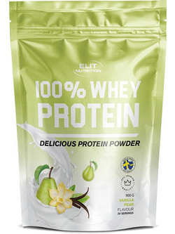 Elit Nutrition 100% Whey Vanilla Pear Πρωτεΐνη Ορού Γάλακτος 900gr