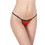 Milena By Paris Γυναικείο Sexy String Κόκκινο 6668