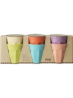 Rice Σετ Ποτήρια Νερού Μελαμίνη 250ml 6τμχ MELCU-6ZSS26