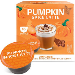 Gimoka Κάψουλες Latte Pumpkin Spice Latte Συμβατές με Μηχανή Dolce Gusto 16τμχ