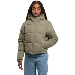Urban Classics Γυναικείο Μπουφάν Χειμωνιάτικο Puffer Κοντό Χακί TB7587-18328