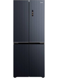 Midea MDRM587BIE70 Ψυγείο Ντουλάπα 450lt Full No Frost Υ191xΠ75.3xΒ60cm Μαύρο