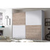 LH-homefurniture Δίφυλλη Ντουλάπα Ρούχων Συρόμενη Verona Sonoma 270x60x210cm 132688